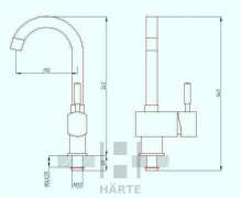 Смеситель Harte L4068